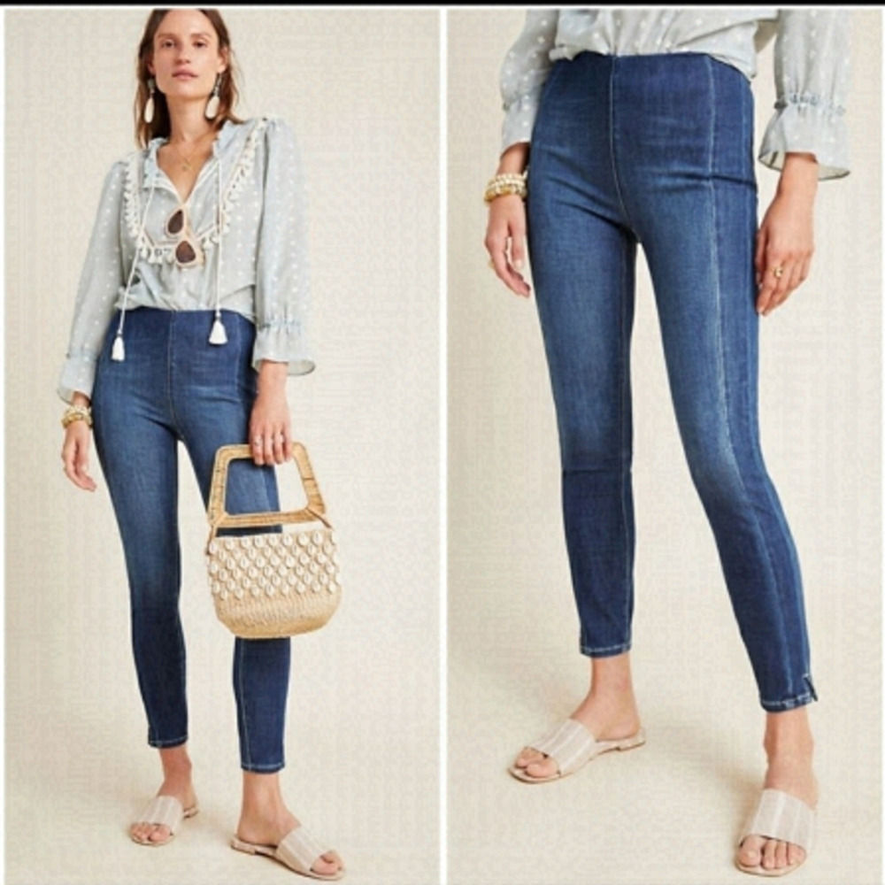 Pilcro and the Letterpress high rise denim skinny